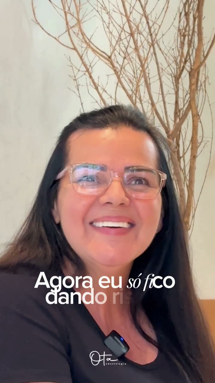 Depoimento de paciente da OTA Odontologia em Medianeira